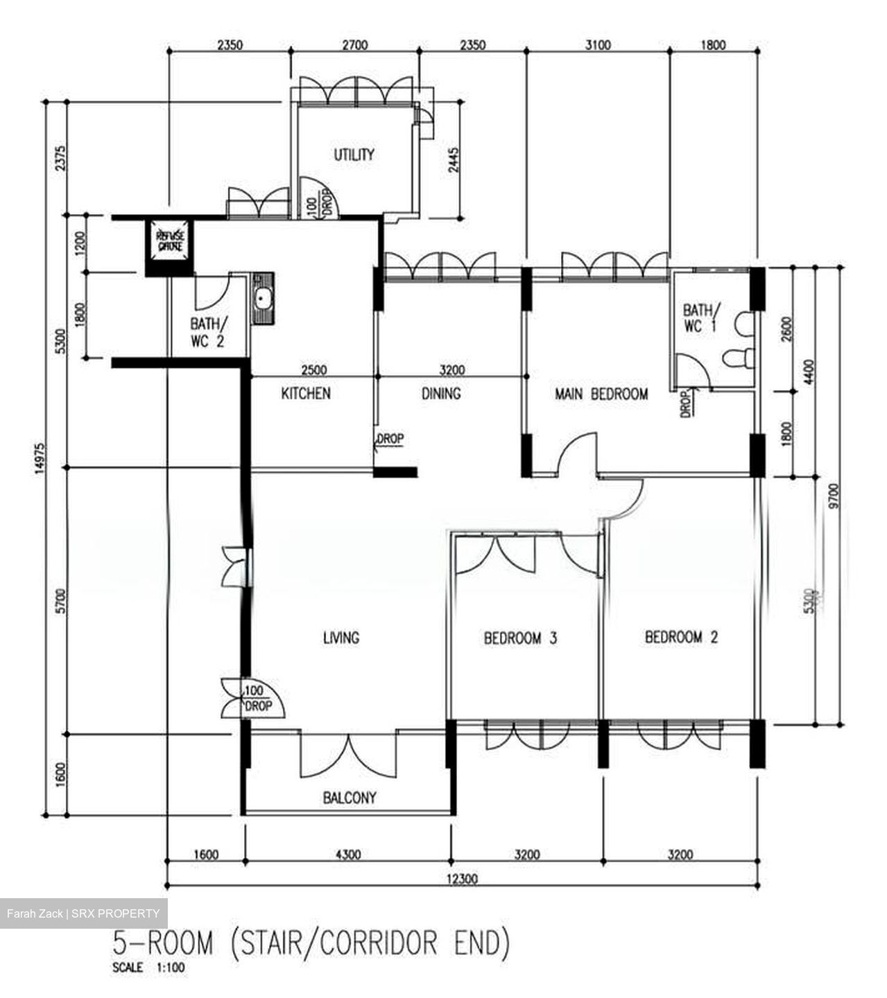 Blk 306 Teck Ghee Vista (Ang Mo Kio), HDB 5 Rooms #561491041